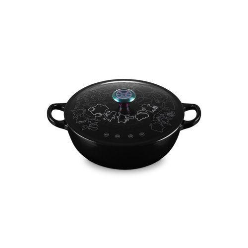 Pokemon Center 【Le Creuset】 Marmite 22cm Shiny Black (Iridescent