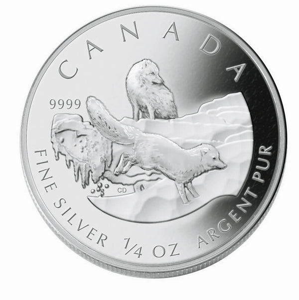 2004 THE ARCTIC FOX FRACTIONAL FINE SILVER PROOF SET - West