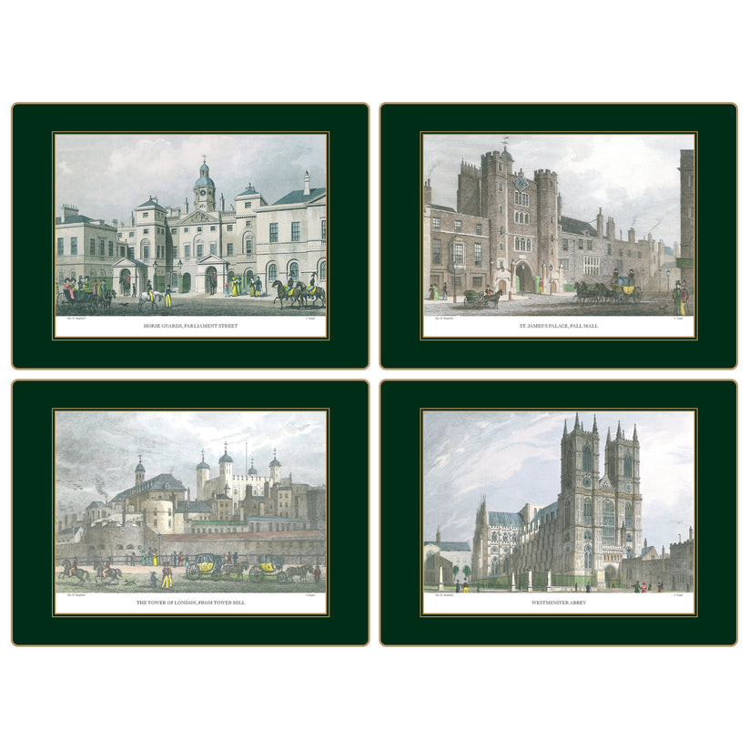 Lady Clare Continental Placemats Shepherd's London - Green