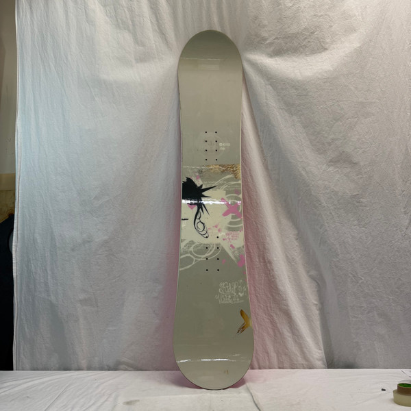 Used Burton TROOP Womens Snowboard Only Carolina Blue 146 cm