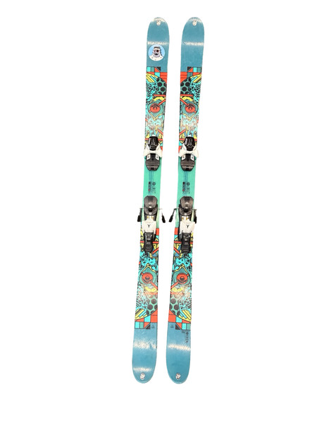 Used Fischer PRODIGY 155CM Mens DH Ski/Binding Royal Blue 155 cm