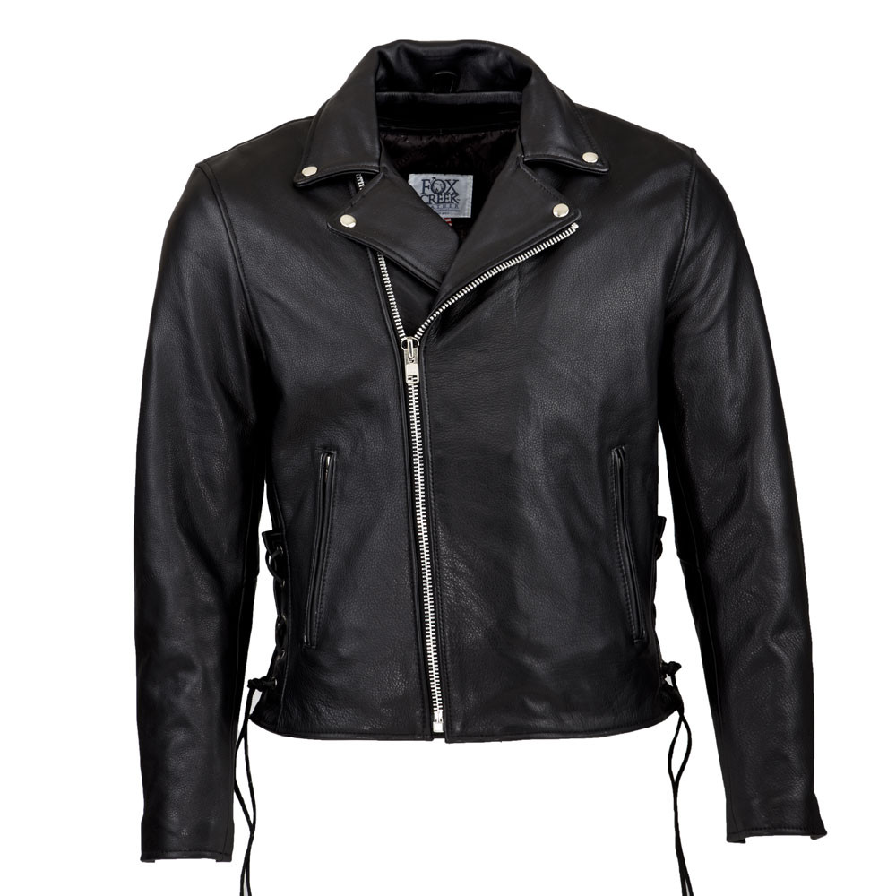 Traditional Motorcycle Jacket - Fox Creek Leather
