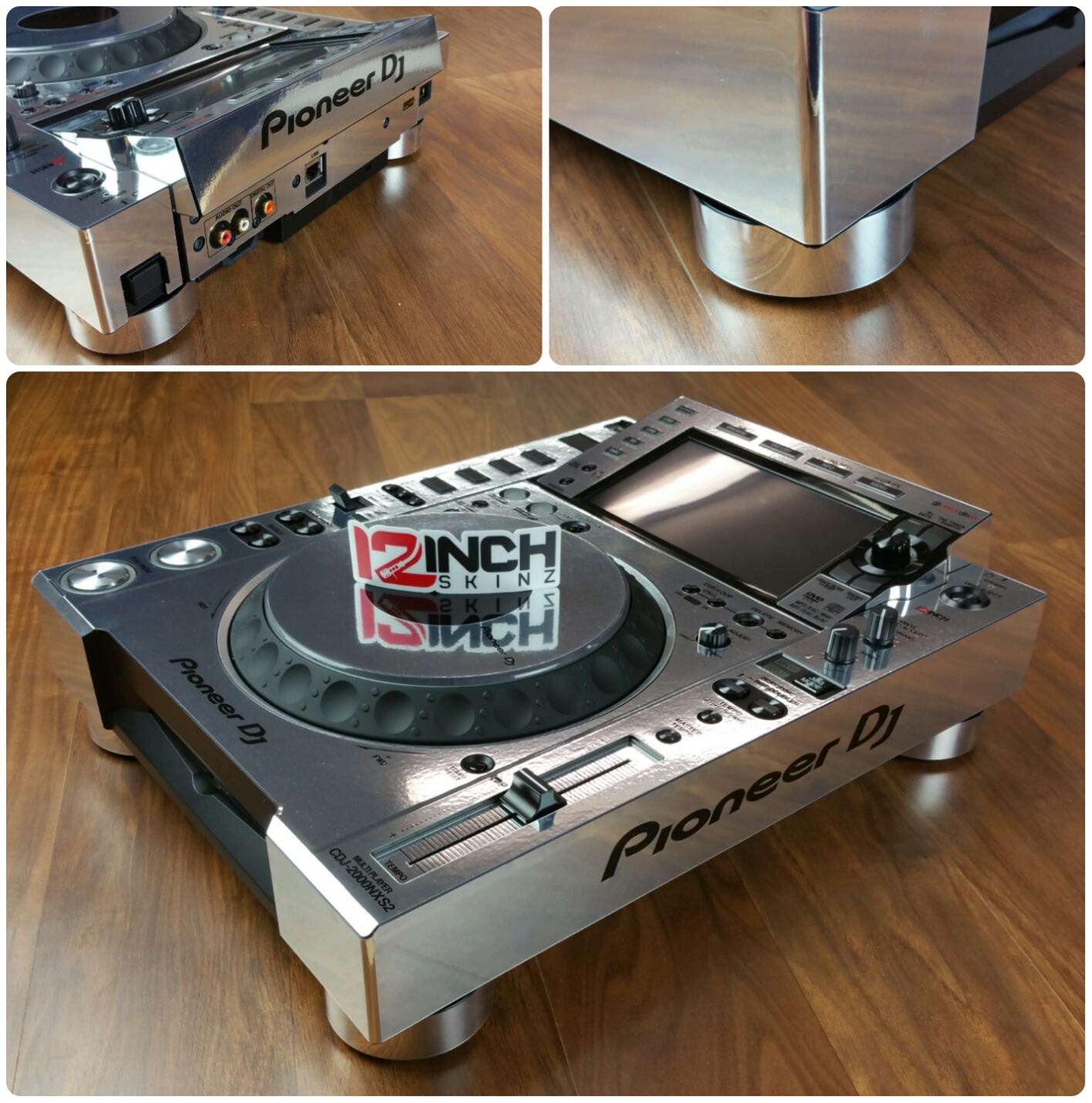 Pioneer CDJ-2000NXS2 Skinz (PAIR) - Metallics - 12inchSkinz