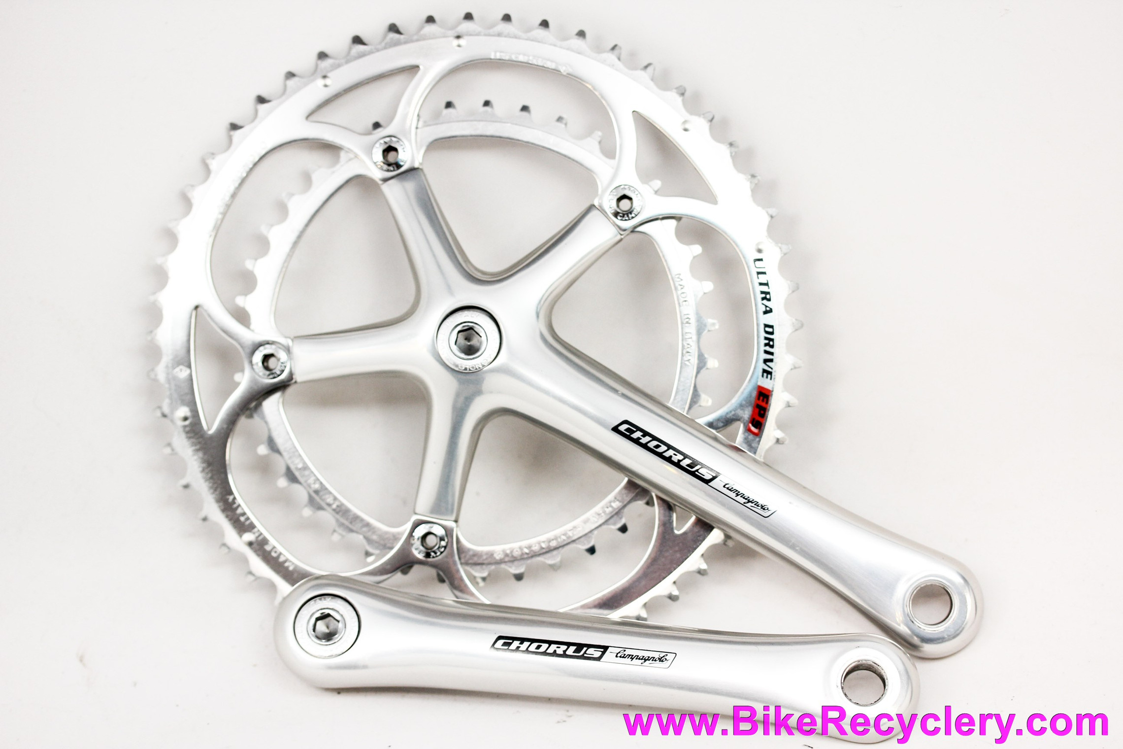 NOS Campagnolo Record 10 Speed Crankset: 172.5mm x 53/39t - Alloy