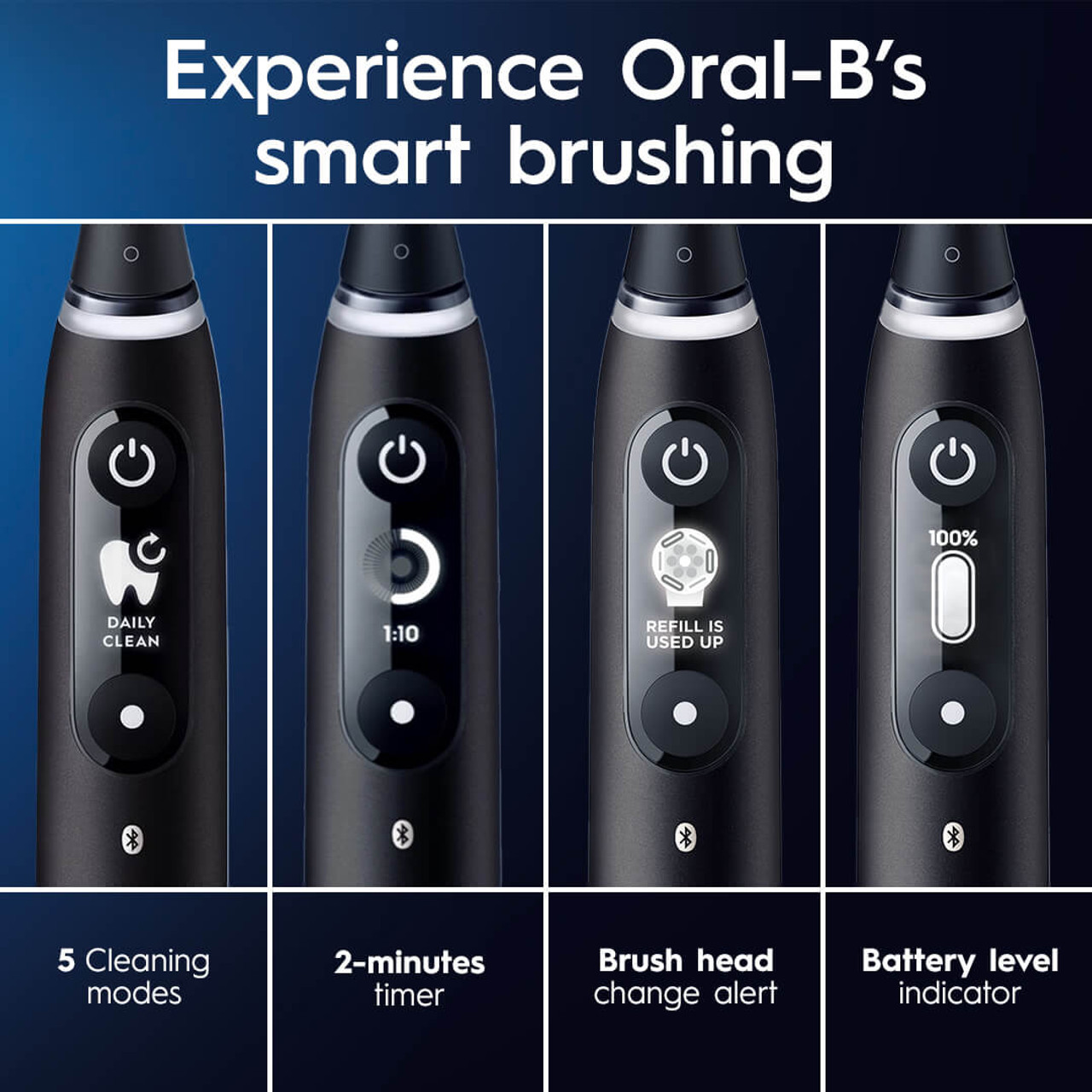 iO Series 6 Electric Toothbrush, Black Lava | Oral-B