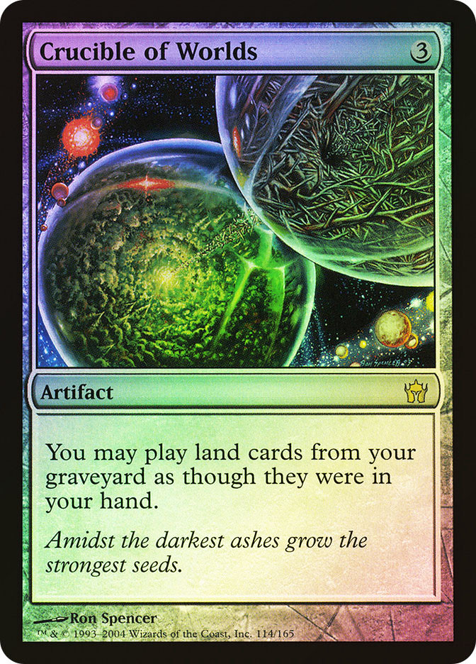 MTG 世界のるつぼ ジャッジ褒賞foil 1枚 英語 旧枠 英)【Foil】世界の