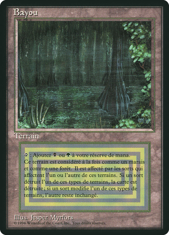 MTG Bayou Badlands デュアルランド badlandsマジック：ザ MTG Bayou