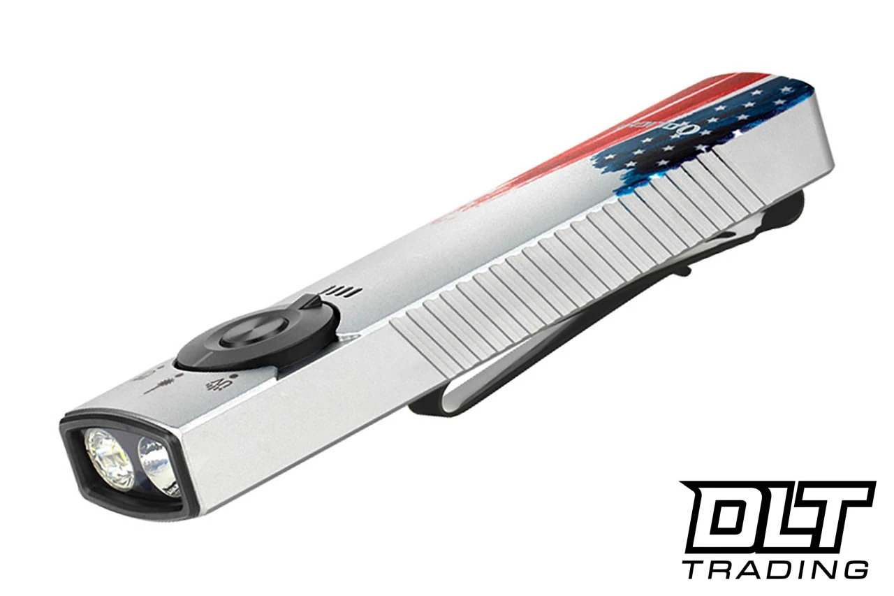 Olight Arkfeld Pro Flat EDC Flashlight - LED UV Light & Laser