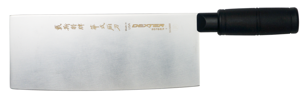 SOFGRIP® 8” x 3 ¼” Chinese Chef Knife SG5888B PCP| Dexter Russell