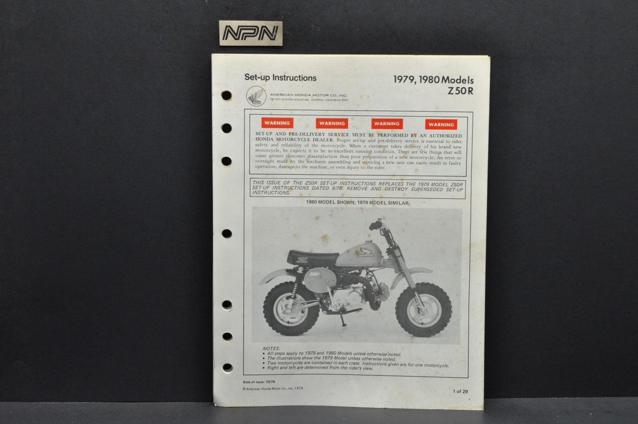 購入 ホンダ Z50J/Z50R サービスマニュアル ホンダ モンキー サービス