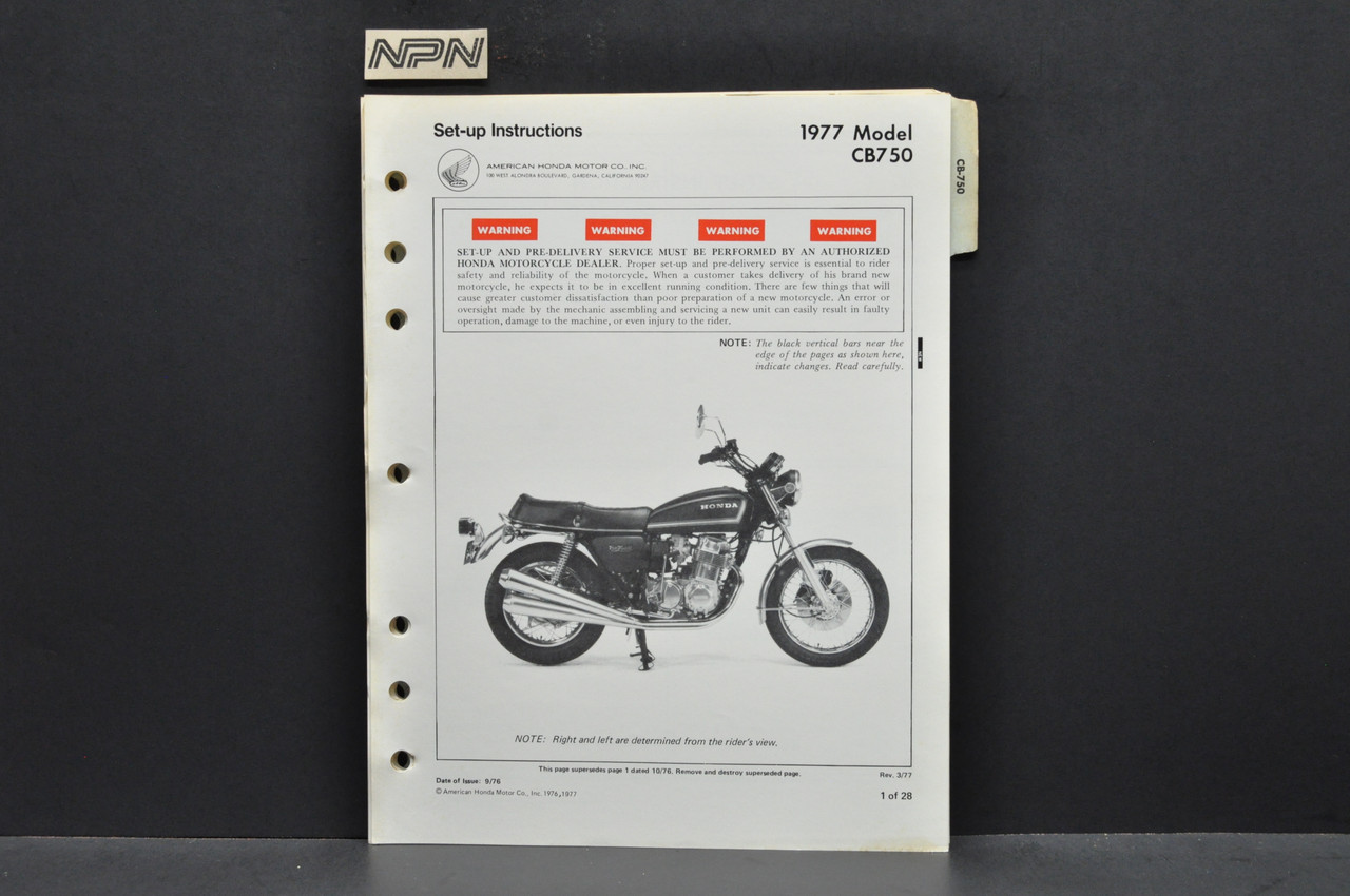 ホンダCB750整備解説書 ホンダ HONDA CB750four サービスマニュアル