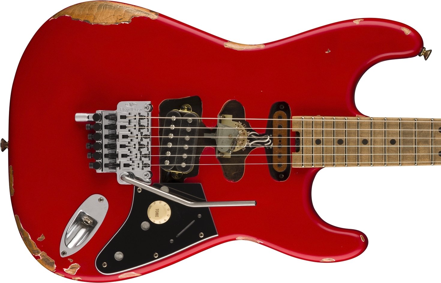 Pre-Order! EVH Frankie relic electric guitar in red finish