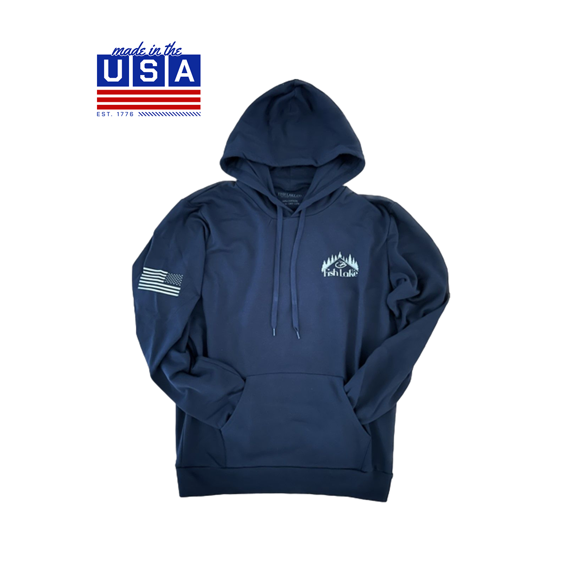 USA Hoodie | Hooded Sweatshirt Made in USA for Comfort