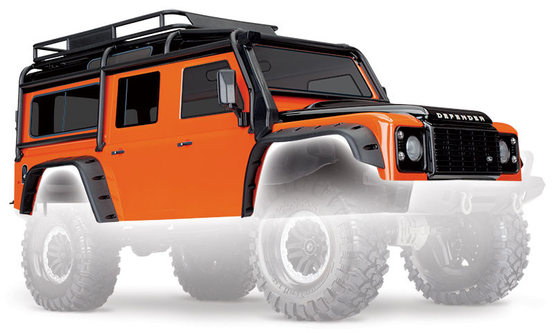Traxxas TRX-4 Land Rover Defender Adventure Edition Body (Orange