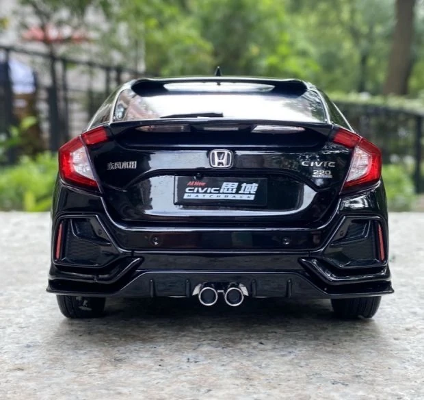 1/18 Dealer Edition 2020 Honda Civic Hatchback (Black) Diecast Car