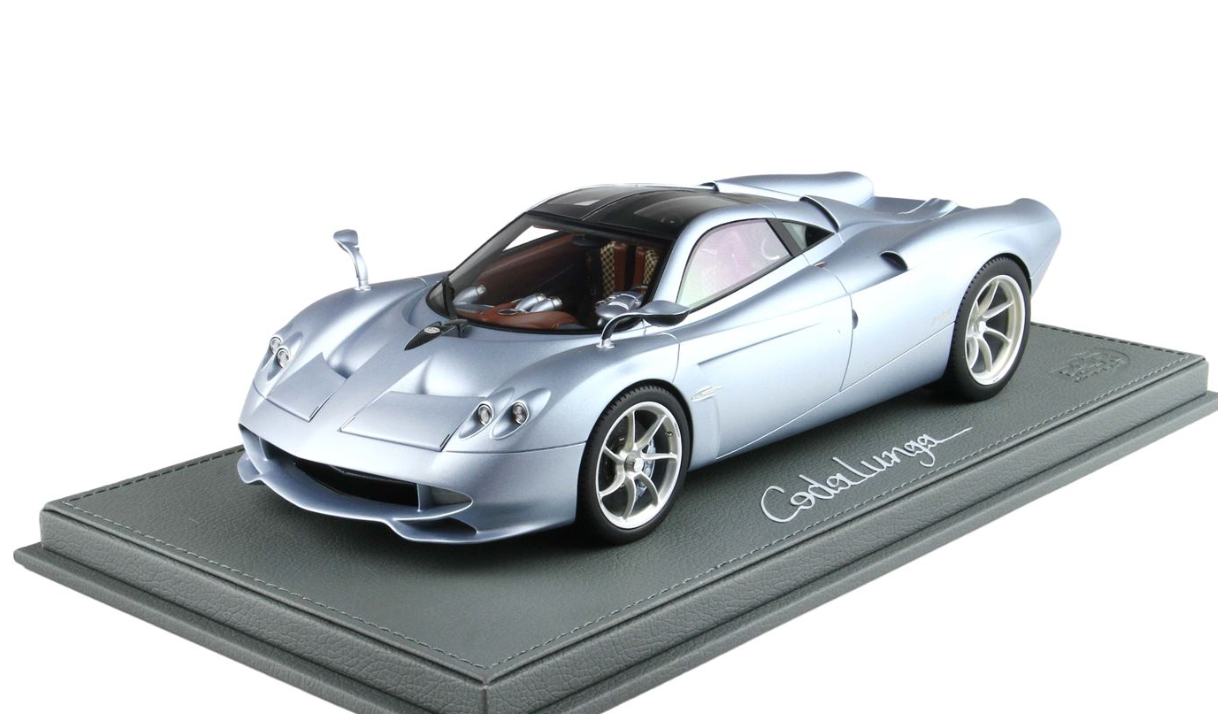 1/18 BBR Pagani Huayra Codalunga (Azzurro Sardinia Matt Blue) Car