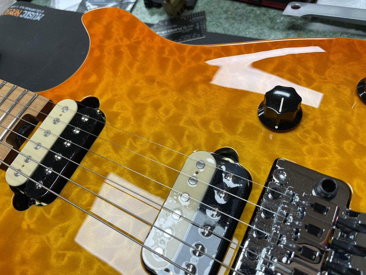 ユキ】ESP MV-QM(Maverick Quilted Maple) ESP USA M-II HT Quilted