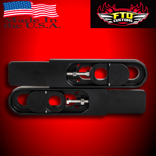 Kawasaki ZX6 Swingarm Extensions - Black Finish - Engraved