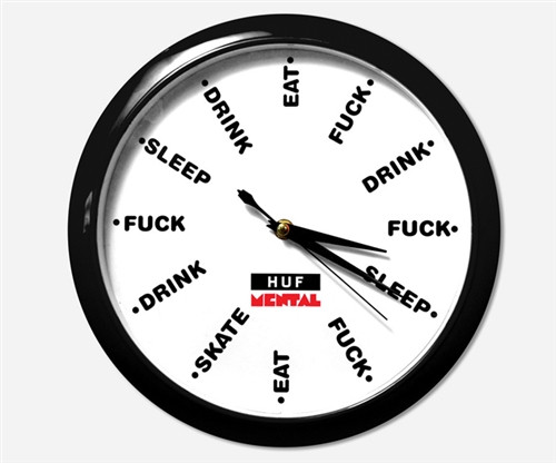 Huf X Skate Mental Clock | Boardparadise.com