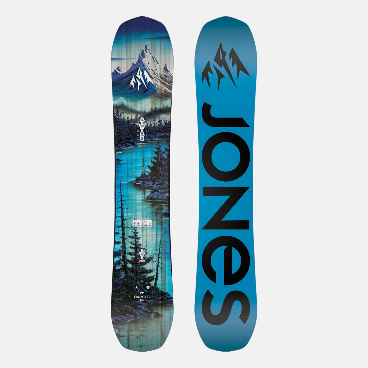 Jones Frontier Snowboard 2021 Blue 158W | Boardparadise.com