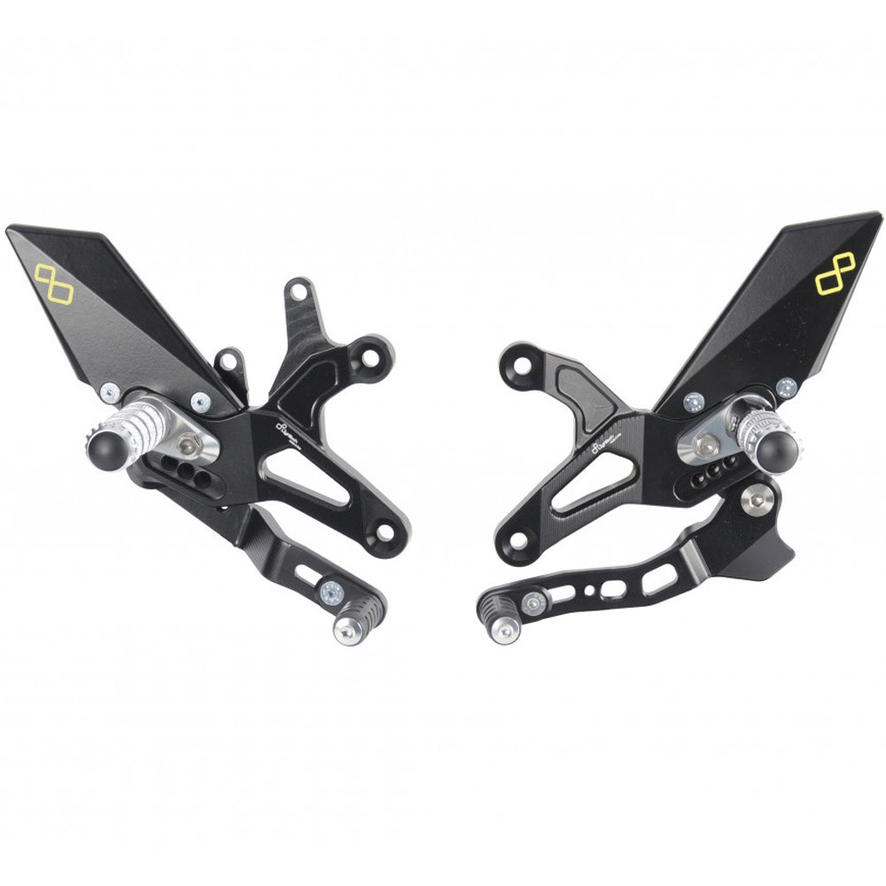 Lightech Rearsets Reverse Shift Kawasaki ZX6R 2005-2025