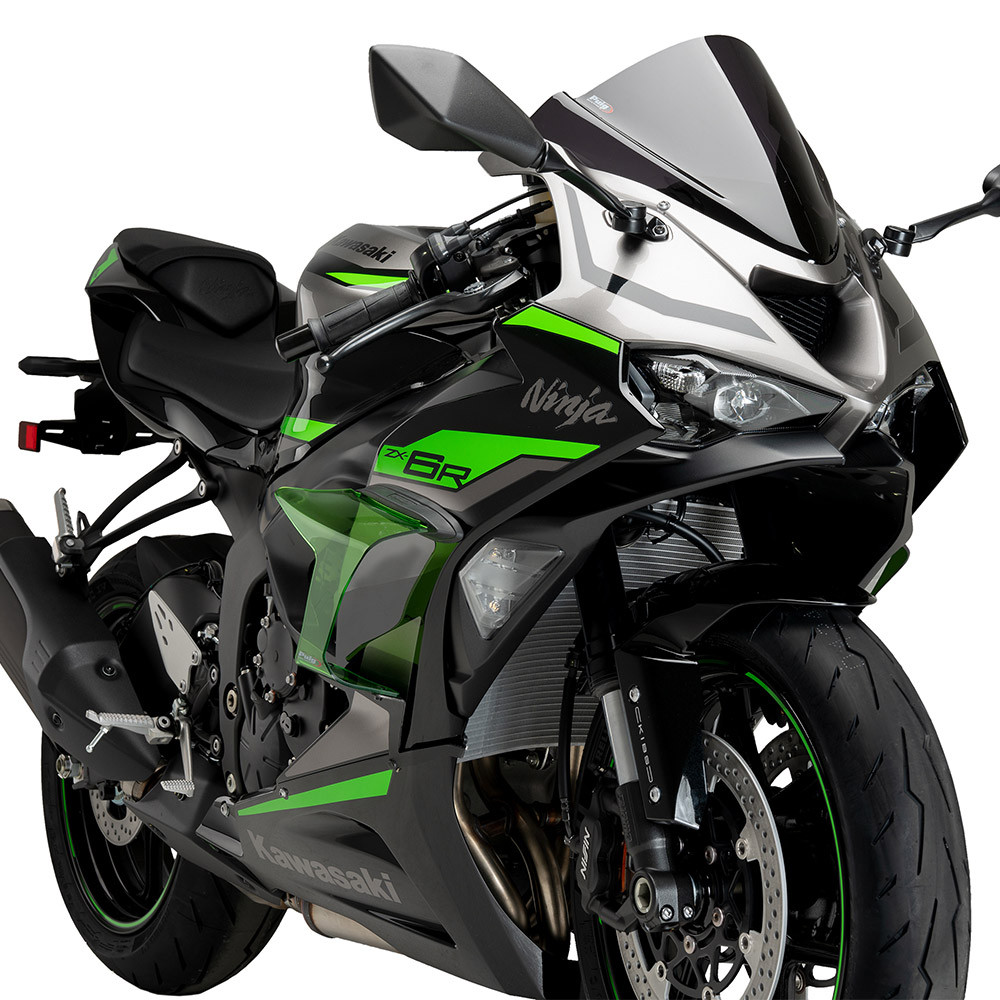 Puig Downforce Race Side Spoilers Kawasaki ZX-6R 24-25 - Sportbike