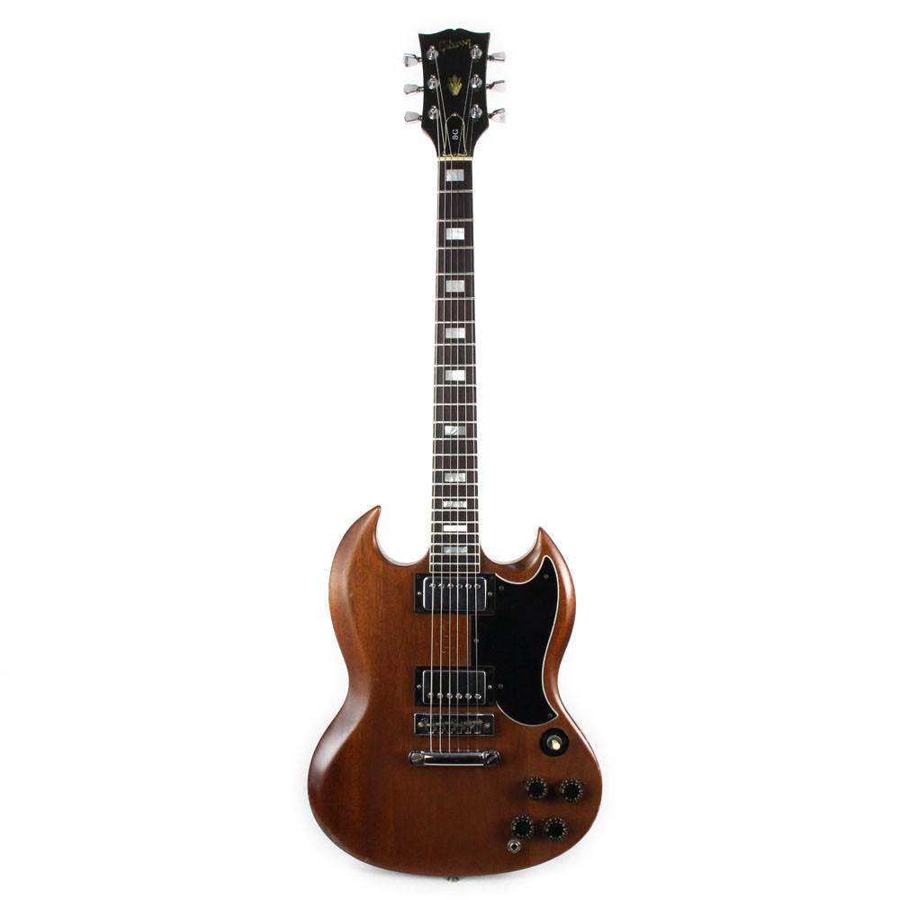 Vintage 1974 Gibson SG Standard Electric Guitar Walnut | Cream