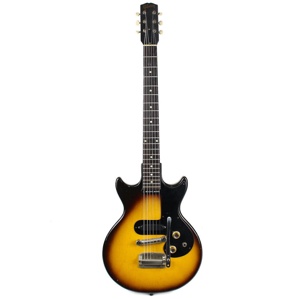 Vintage 1961 Gibson Melody Maker Electric Guitar Sunburst Finish