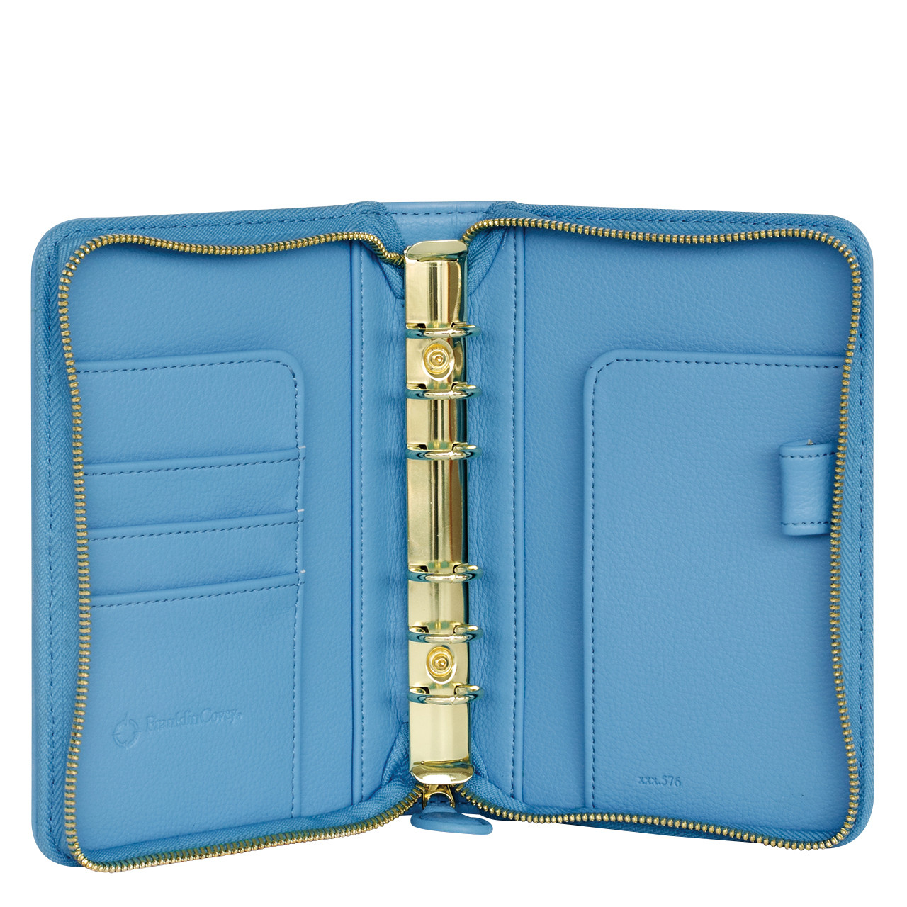 Thalia Simulated Leather Zipper Binder - Franklin Planner