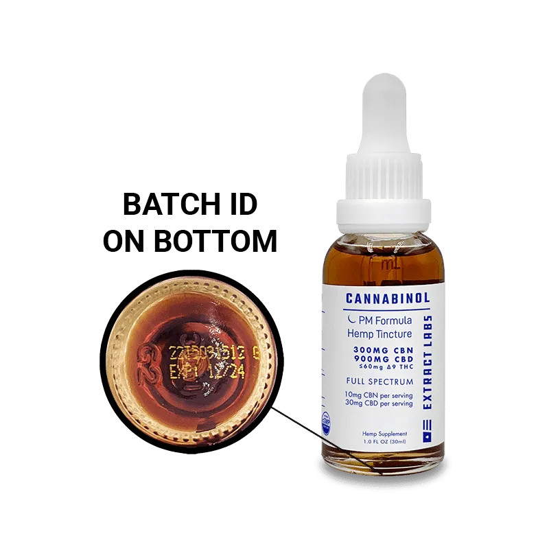 PM Tincture (CBD/CBN) | Extract Labs
