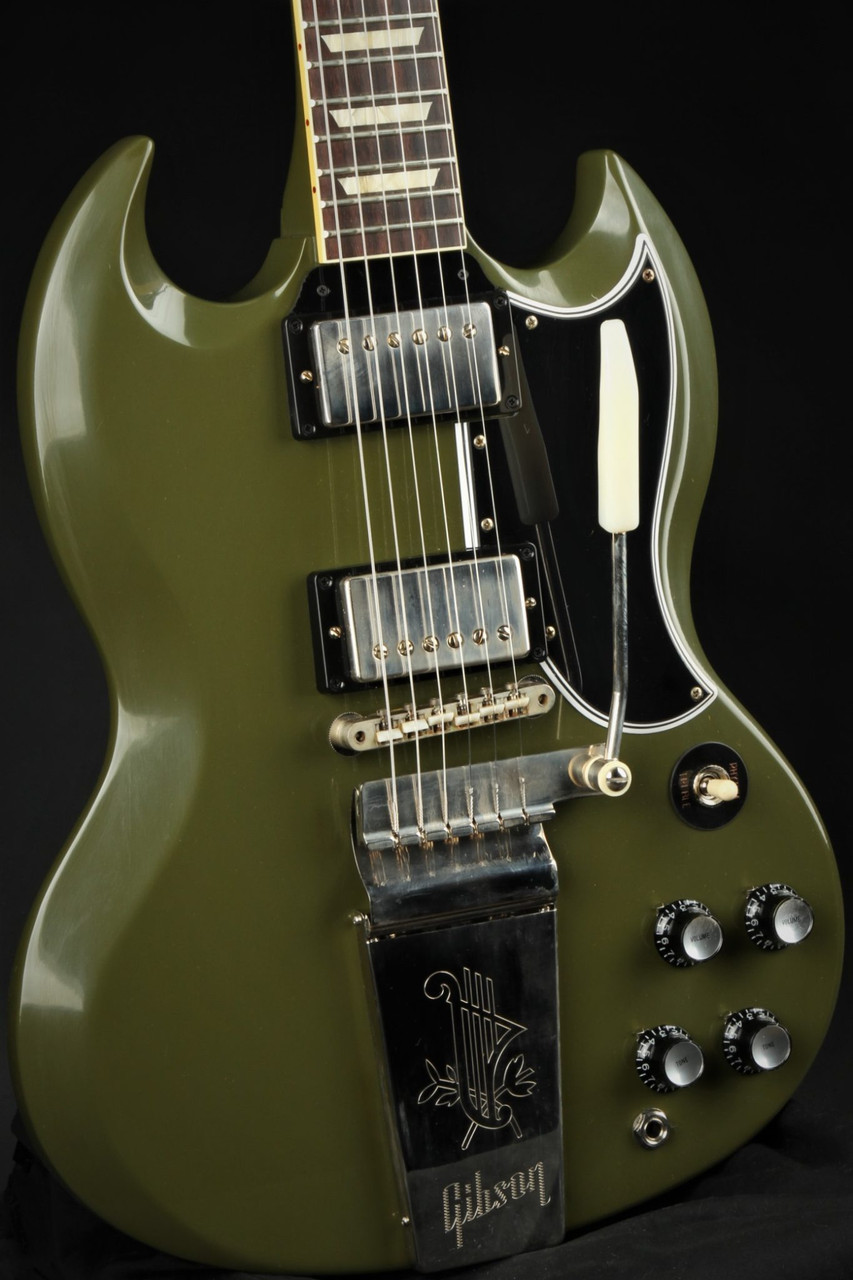Gibson Custom Shop 1964 SG Standard Reissue W/Maestro VOS Olive