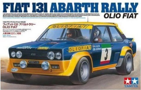 Fiat 131 Abarth Rally 0lio Race Car 1/20 Tamiya