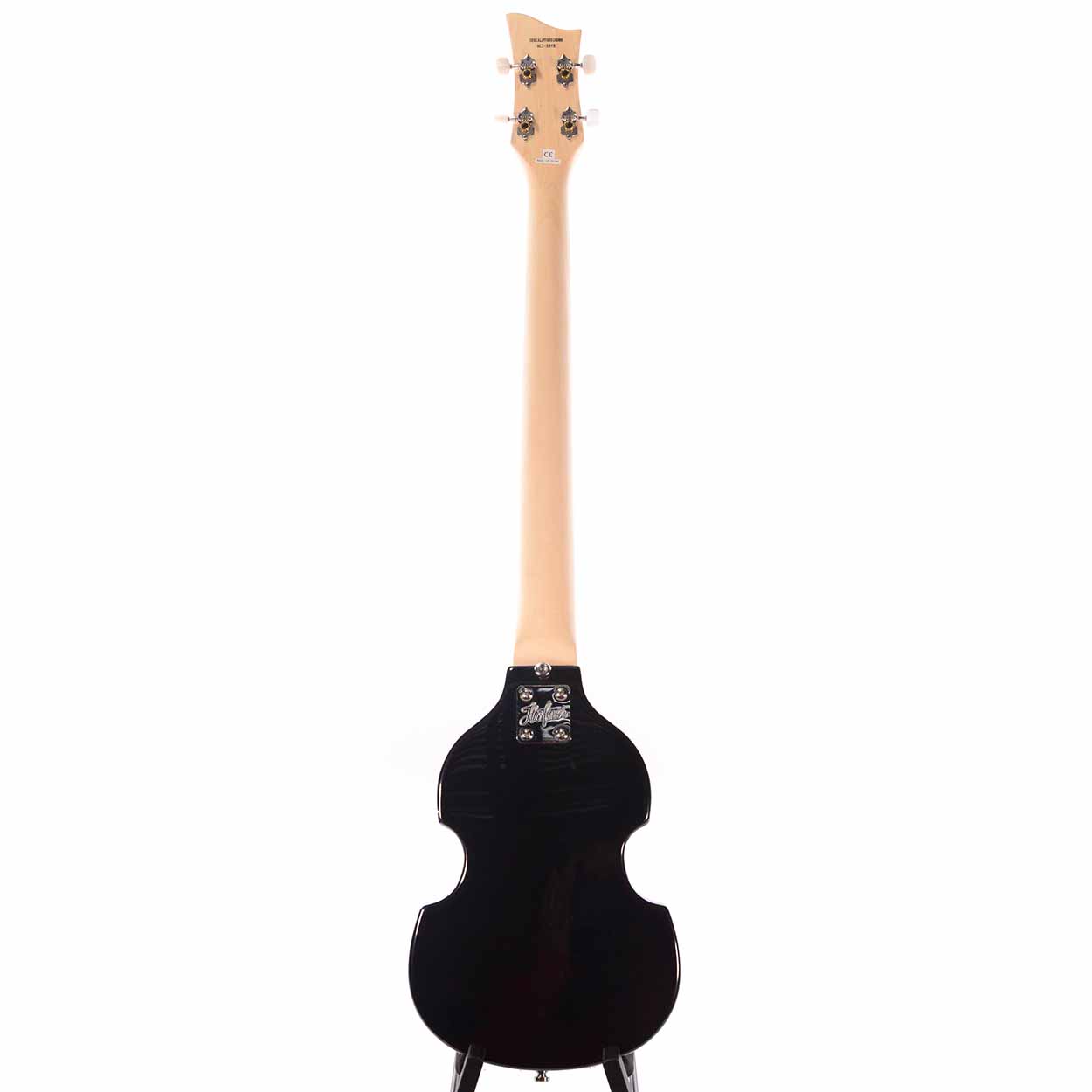 Hofner Shorty Violin Bass CT - Black - The Music Den