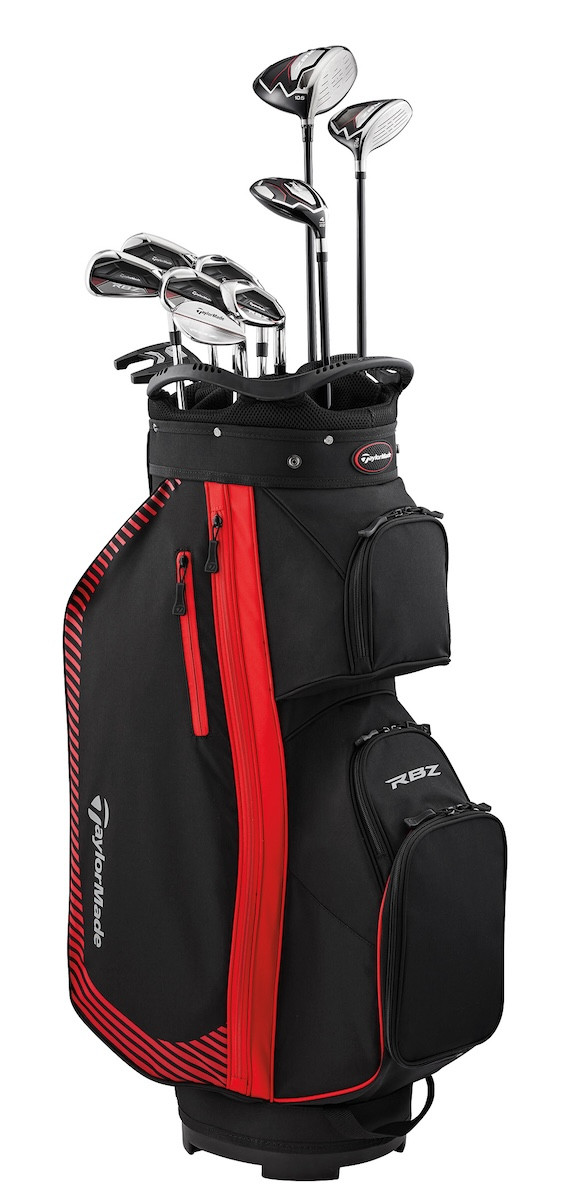 TaylorMade Golf RBZ Speedlite 11 Piece Complete Set W/Bag Graphite