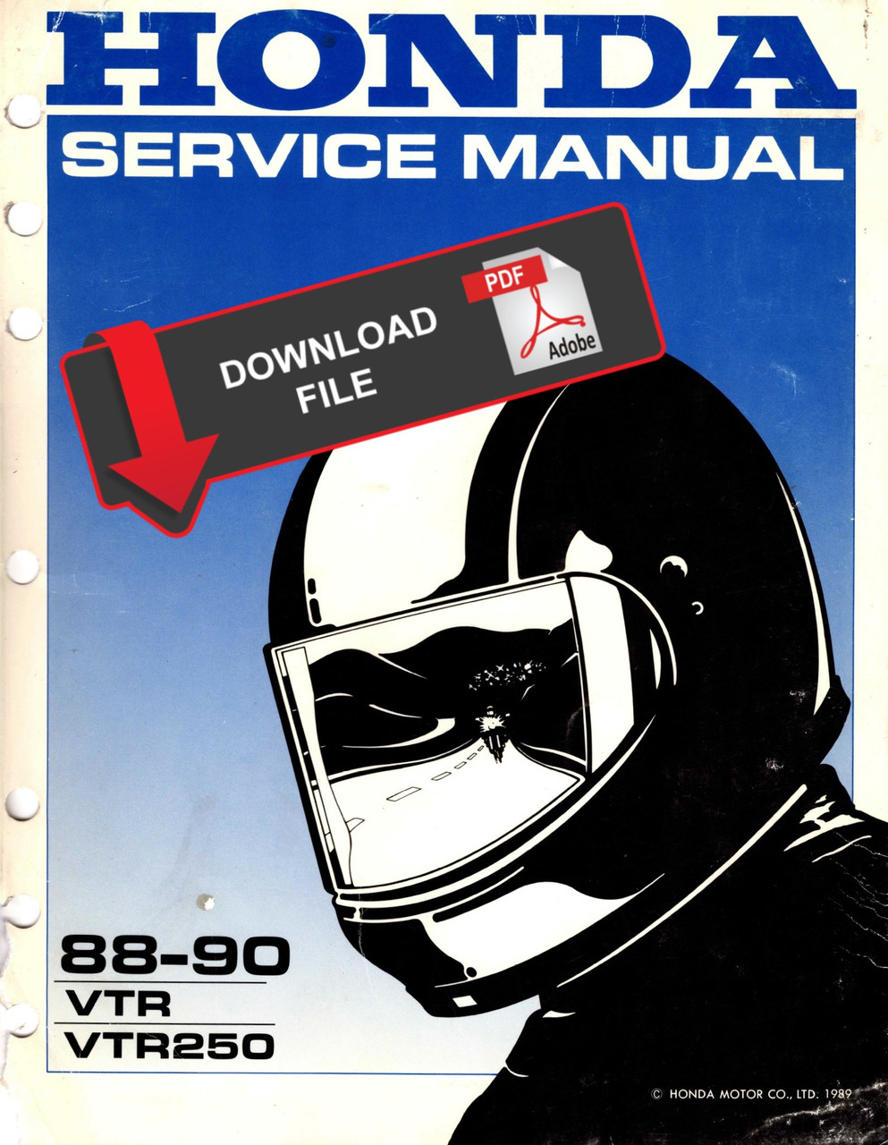 HONDA VTR250 サービスマニュアル Honda VTR250 Service Manual | PDF
