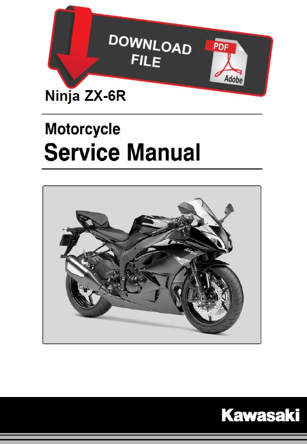 Service Manual Kawasaki 2015 Ninja ZX-6R Repair