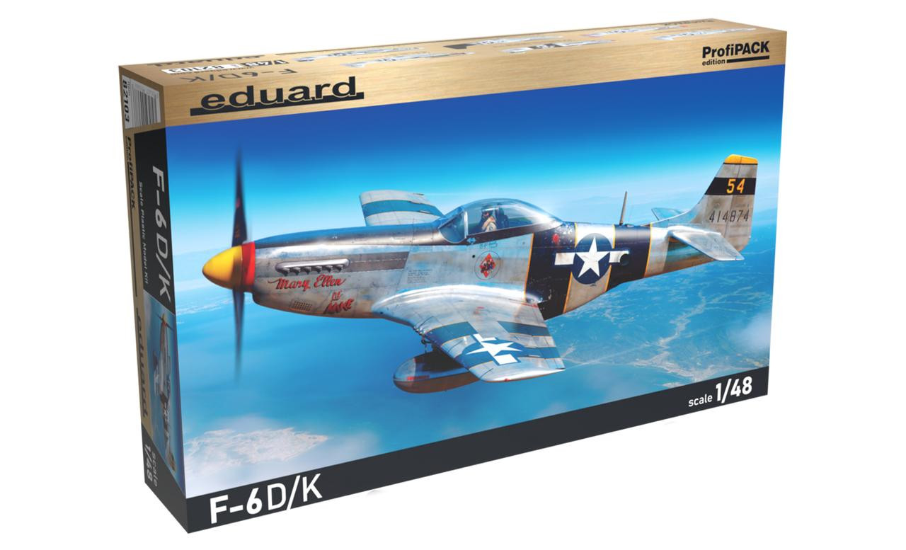 1/48 Eduard F-6D/ K (P-51 Mustang) Plastic Model Kit - Squadron.com