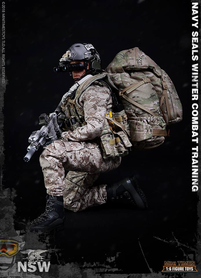 1/6 Scale US Navy SEAL Winter Combat Training Figure (M011) by