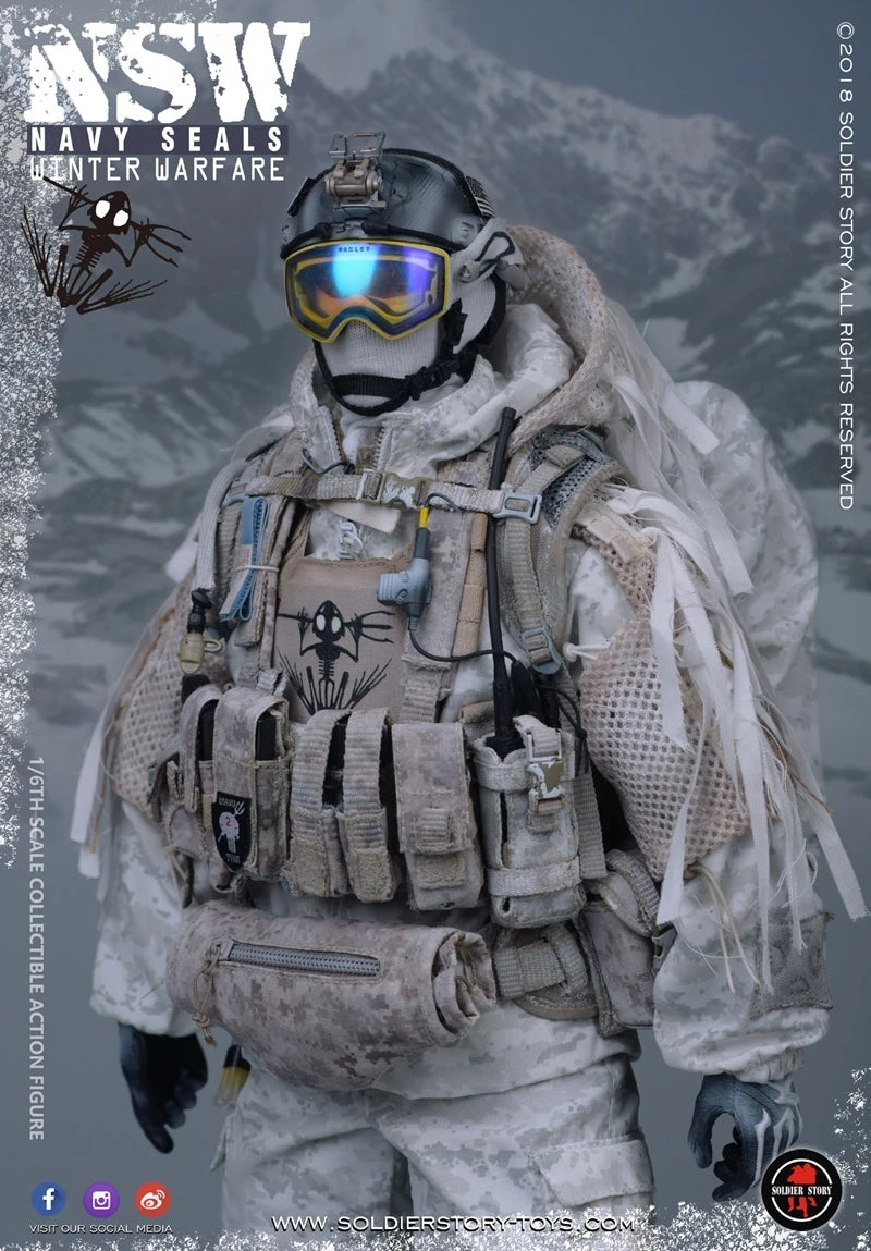 Soldier Story SS109 NSW Navy SEAL Winter Warfare “Marksman” 1/6th
