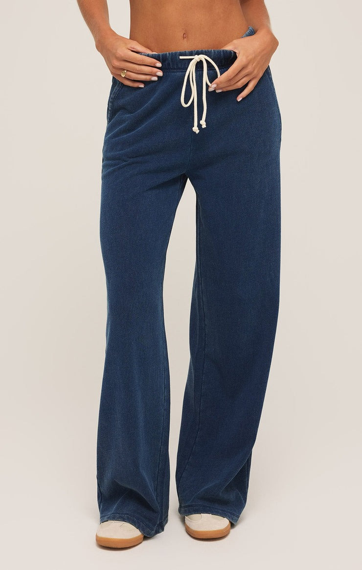 Z Supply Women's Hunter Knit Denim Pants | TYLER'S