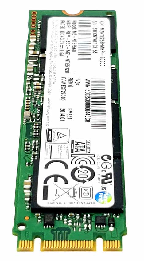 Toshiba KSG60ZMV256G - 256GB M.2 2280 SATA III NGFF Solid State SSD