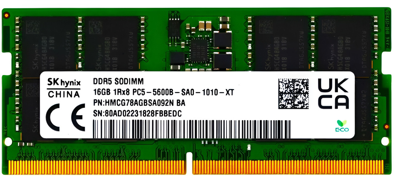 N38627-001 - 16GB DDR5-5600 SODIMM Laptop Memory Module - CPU Medics
