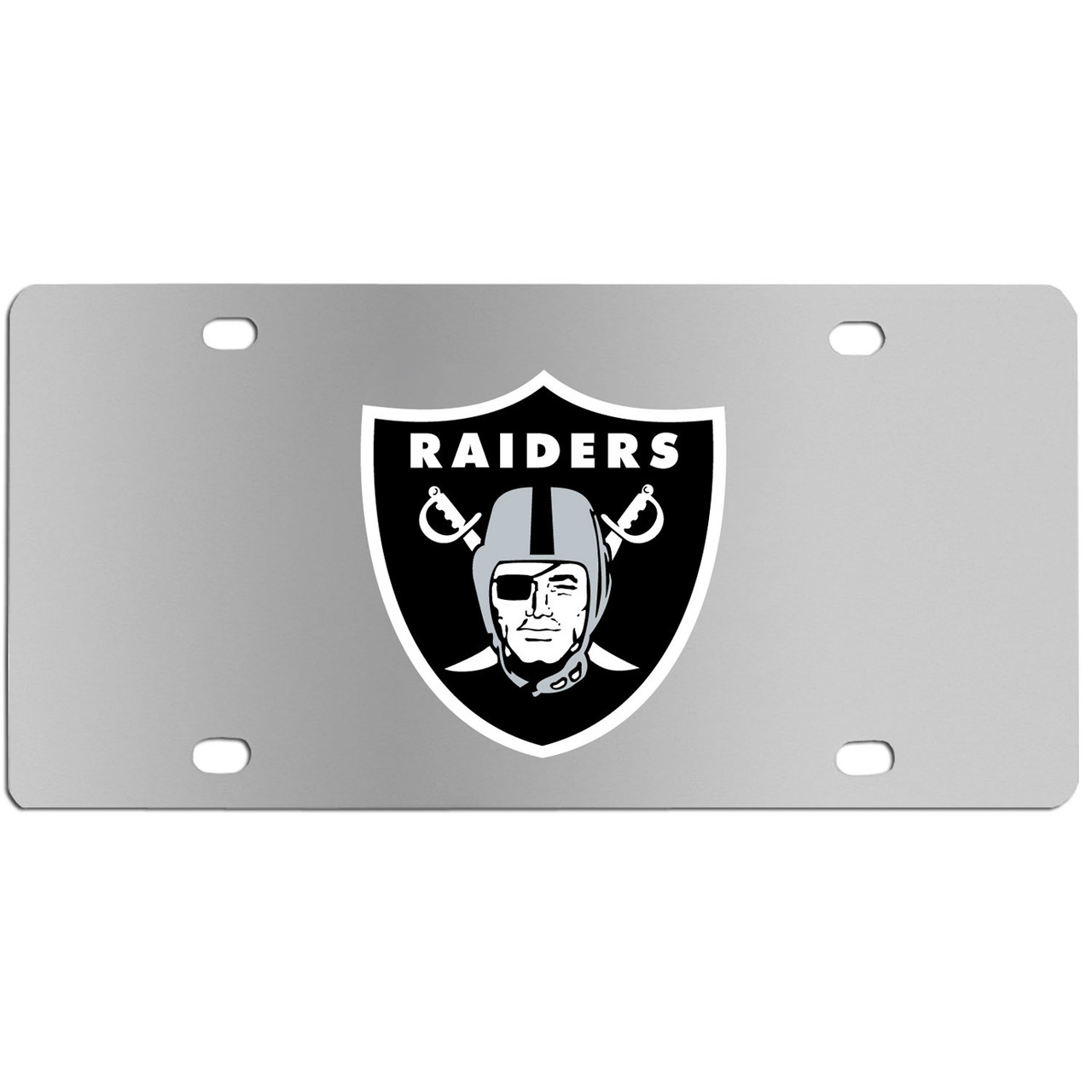 Las Vegas Raiders Steel License Plate Wall Plaque - Sports Unlimited