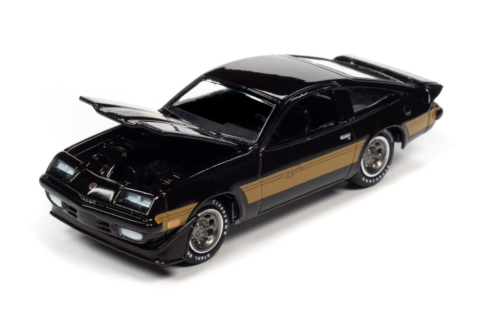 1980 Chevy Monza Spyder, Dark Claret Burgundy - Johnny Lightning