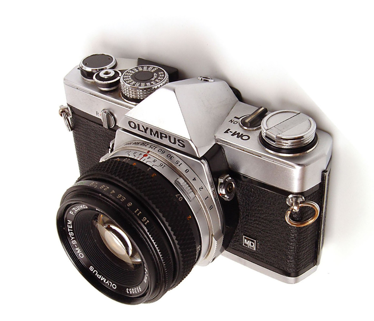 Olympus OM-1 35mm Manual SLR Film Camera with 50mm f/1.8 Zuiko