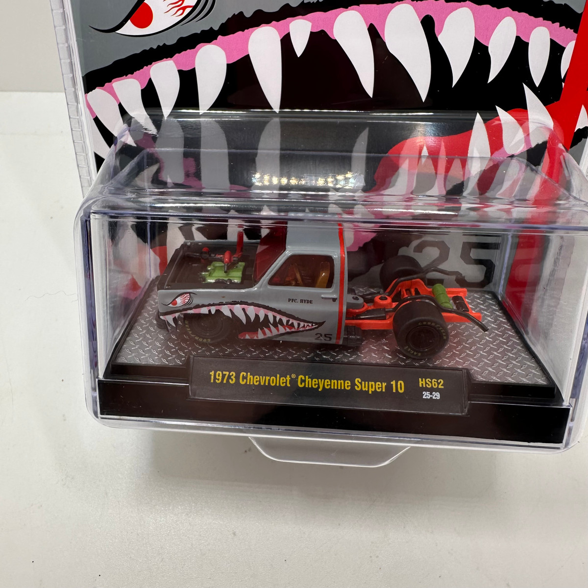 M2 Machines 1:64 1973 Chevrolet Cheyenne Super 10 “PFC. HYDE