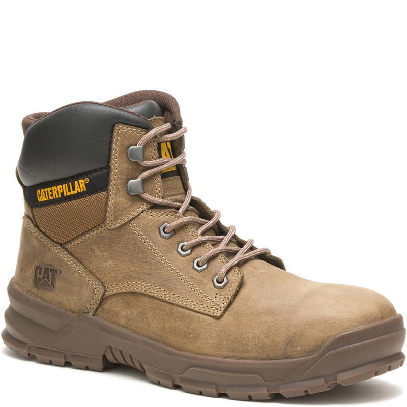CAT P91268 MOBILIZE Alloy Safety Toe Non-Insulated Fossil Tan Work