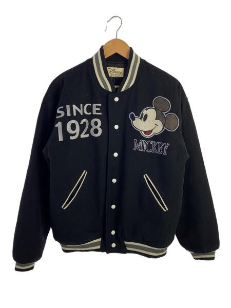 Disney(ディズニー) / ミッキー刺繍/スタジャン/M/ウール/BLK/107881