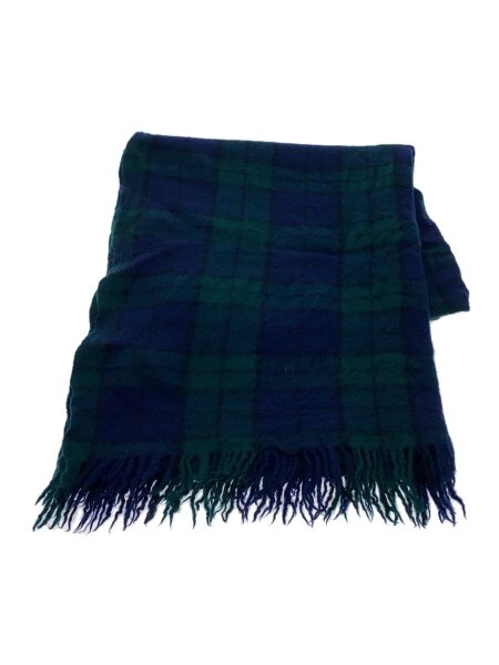 tricot COMME des GARCONS ウール 縮絨 タータンチェック マフラー