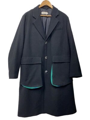 NAMACHEKO(ナマチェコ) / コート/M/ウール/BRW/WALFANG PIN TUCK COAT